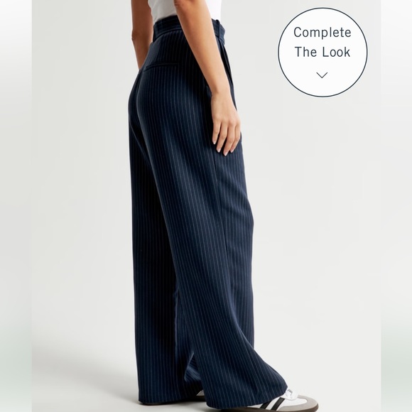 NWT Curve Love A&F Sloane Tailored Pant - Picture 4 of 13